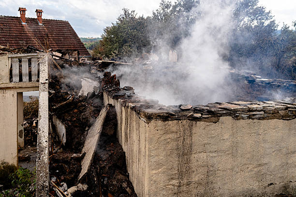 Professional Emergency Fire Cleanup technician working in Hunt Valley, MD